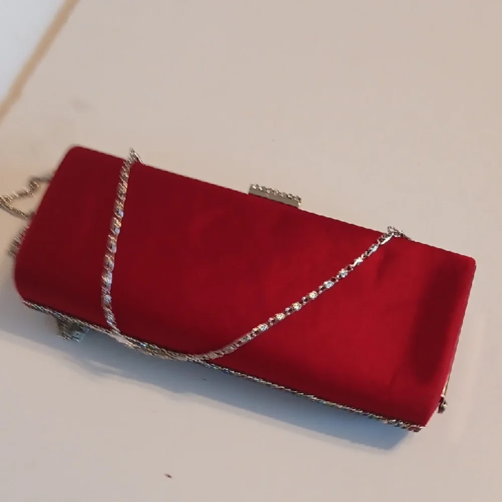 Vintage Colorful Glitter Clutch